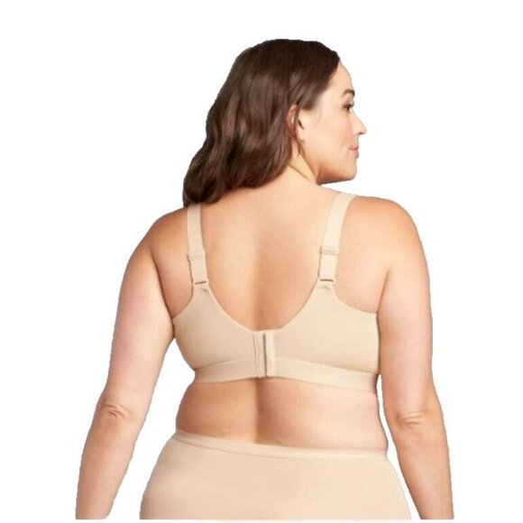 FLAW - Cacique Lane Bryant Bra Comfort Bliss Lightly Lined No Wire 40DD Cafe - Picture 3 of 10